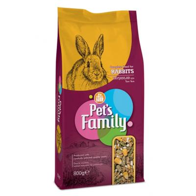 PETS FAMİLY TAVŞAN YEMİ 800 GR.