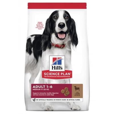 HİLLS DOG ADULT MEDIUM LAMB&RİCE 2,5 KG 604276